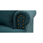 37.2 Fauteuil d'appoint en chenille clouté