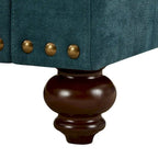 37.2 Fauteuil d'appoint en chenille clouté