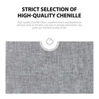 Fauteuil d'appoint rembourré pivotant large de 88,1 cm en chenille de style moderne et doux