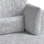 Fauteuil d'appoint rembourré pivotant large de 88,1 cm en chenille de style moderne et doux