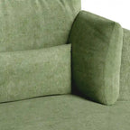 Fauteuil d'appoint rembourré pivotant large de 88,1 cm en chenille de style moderne et doux