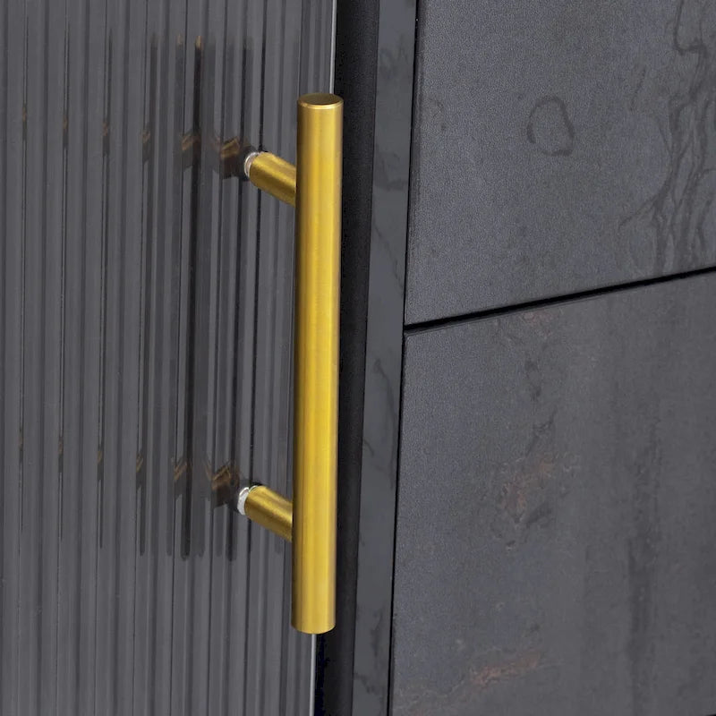 Meuble TV moderne pour téléviseur de 70 pouces avec 4 tiroirs, console média, centre de divertissement avec grand meuble de rangement