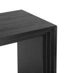 Console de style moderne en placage de bois massif de Paulownia, convient pour le hall d'entrée, le salon ou l'entrée.