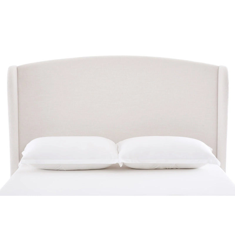 - Cadre de lit classique Windsor avec tête de lit capitonnée à oreilles