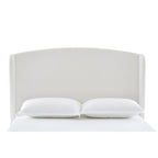 - Cadre de lit classique Windsor avec tête de lit capitonnée à oreilles