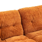 Canapé 3 places rembourré 84 cm avec coussins en mousse à mémoire de forme double couche et coussins de confort offerts