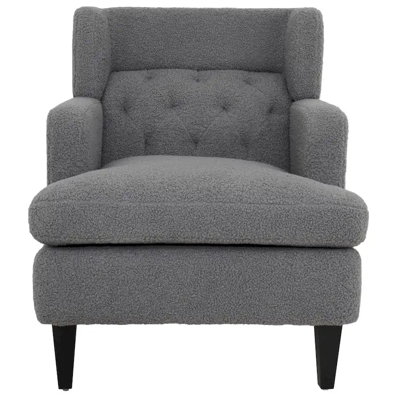 Fauteuil d'appoint capitonné pour salon et chambre à coucher