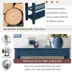 Console polyvalente en bois avec rangement et design élégant pour la décoration intérieure