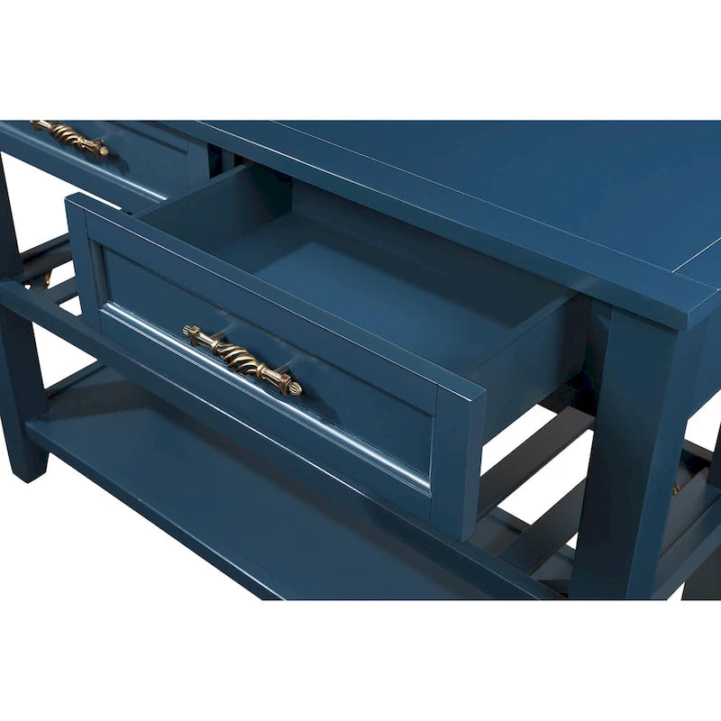 Console polyvalente en bois avec rangement et design élégant pour la décoration intérieure