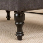 Pouffe en tissu touffeté Jeremy par