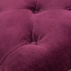 Pouffe en tissu touffeté Jeremy par