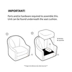 Fauteuil d'appoint Valeria Madison Park