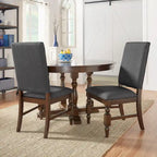 Chaises de salle à manger rembourrées Lubeck Nailhead (Lot de 2)