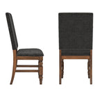 Chaises de salle à manger rembourrées Lubeck Nailhead (Lot de 2)