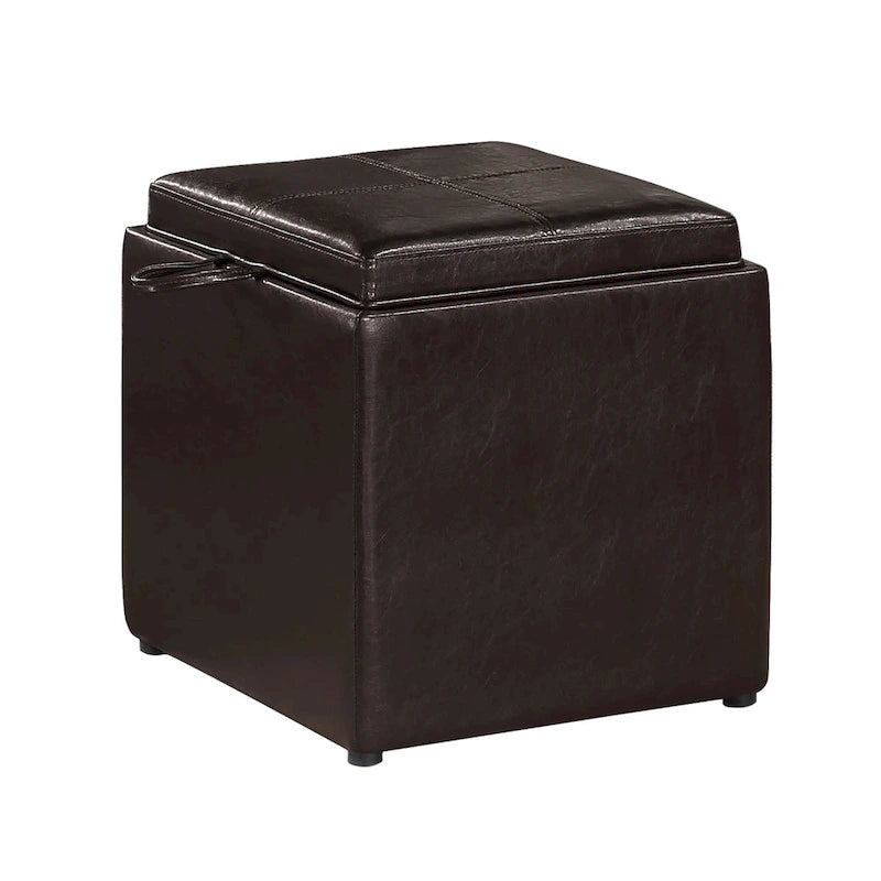 Repose-pieds individuel avec tabouret et plateau réversible