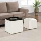 Repose-pieds individuel avec tabouret et plateau réversible