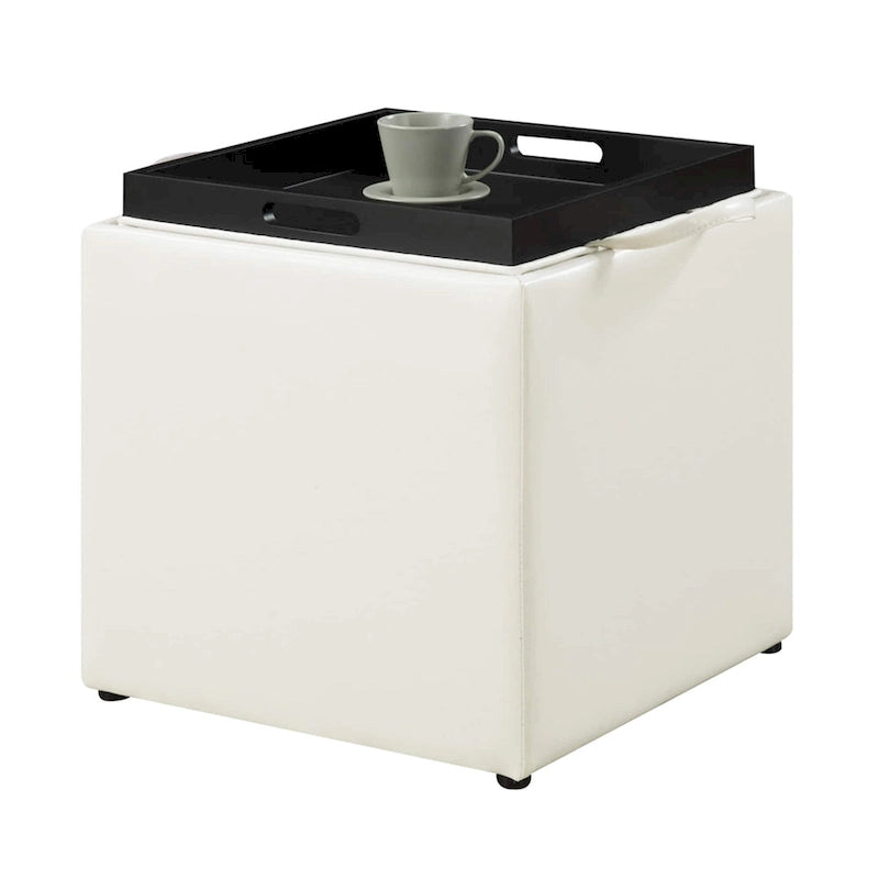Repose-pieds individuel avec tabouret et plateau réversible