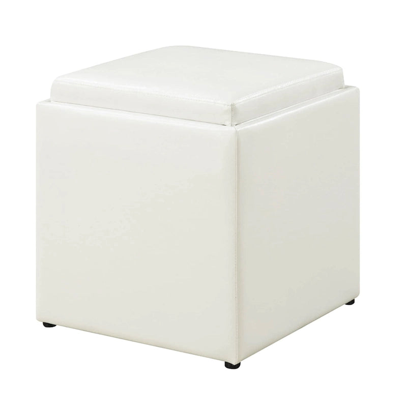 Repose-pieds individuel avec tabouret et plateau réversible