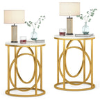 Table d'appoint ronde moderne de 20 po