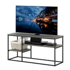 Meuble TV moderne pour téléviseur jusqu'à 50 pouces, coloris noyer Columbia