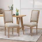 Chaise de salle à manger Regina Wood Tapissée par