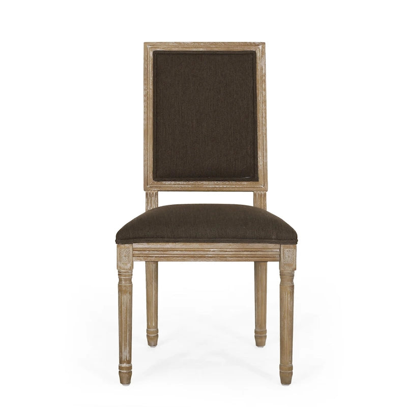 Chaise de salle à manger Regina Wood Tapissée par