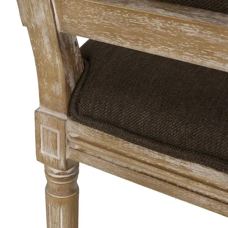 Chaise de salle à manger Regina Wood Tapissée par