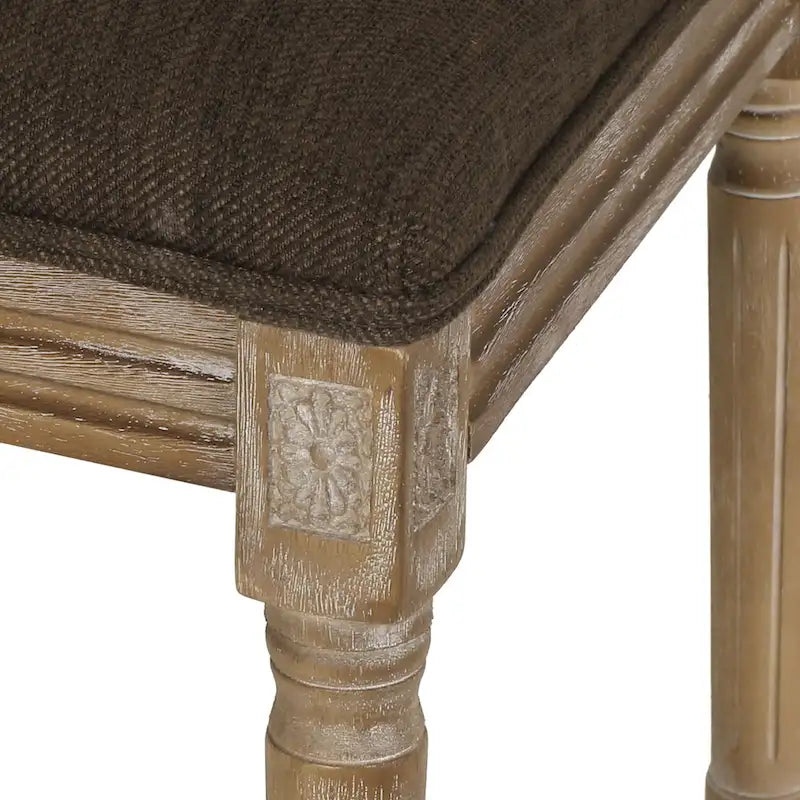 Chaise de salle à manger Regina Wood Tapissée par