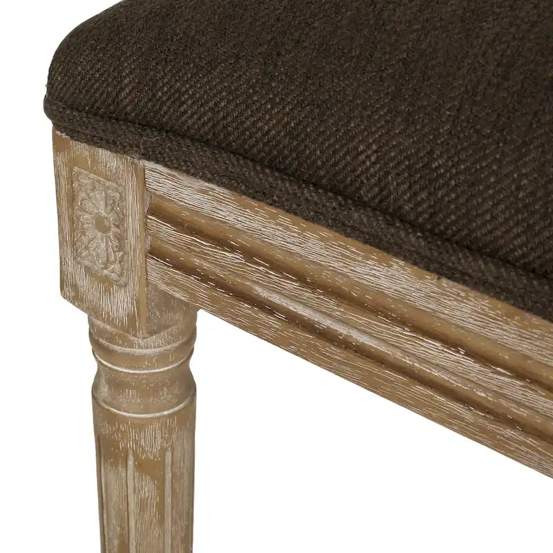 Chaise de salle à manger Regina Wood Tapissée par
