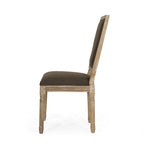 Chaise de salle à manger Regina Wood Tapissée par