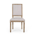 Chaise de salle à manger Regina Wood Tapissée par