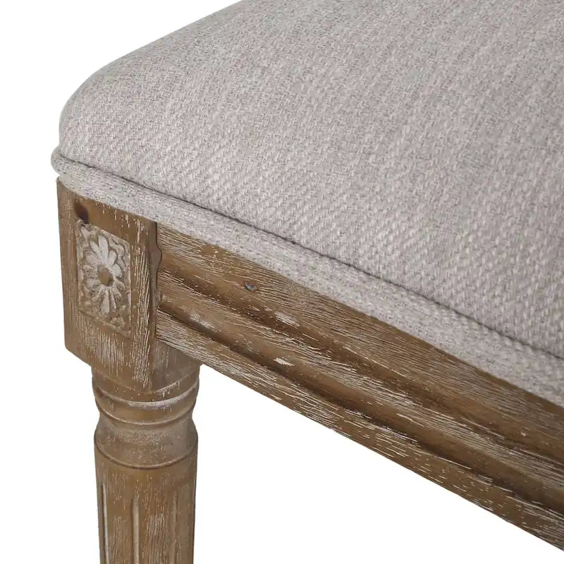 Chaise de salle à manger Regina Wood Tapissée par