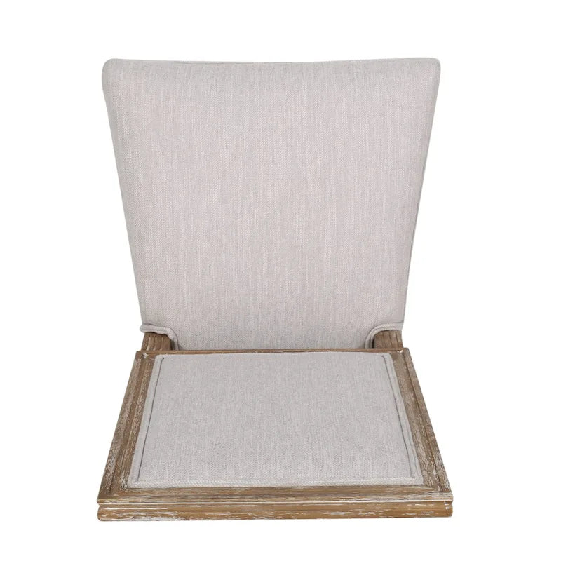 Chaise de salle à manger Regina Wood Tapissée par