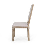 Chaise de salle à manger Regina Wood Tapissée par