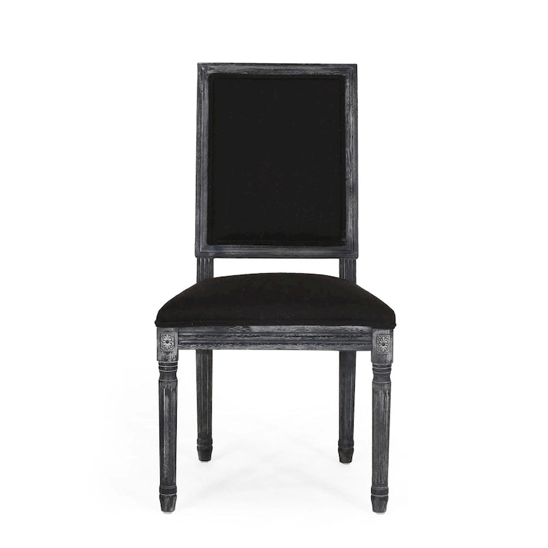 Chaise de salle à manger Regina Wood Tapissée par