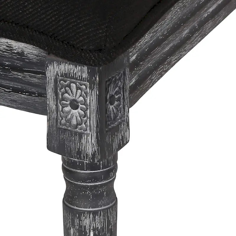 Chaise de salle à manger Regina Wood Tapissée par
