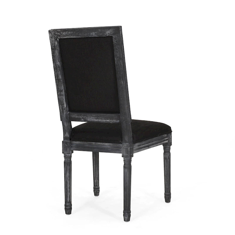 Chaise de salle à manger Regina Wood Tapissée par