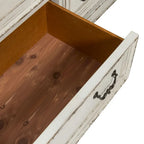 Commode et miroir de chambre Magnolia Manor en chêne - 2 options de finition
