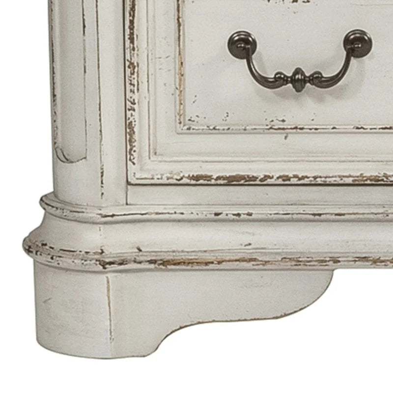 Commode et miroir de chambre Magnolia Manor en chêne - 2 options de finition
