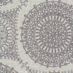 Fauteuil d'appoint médaillon gris Blakeney