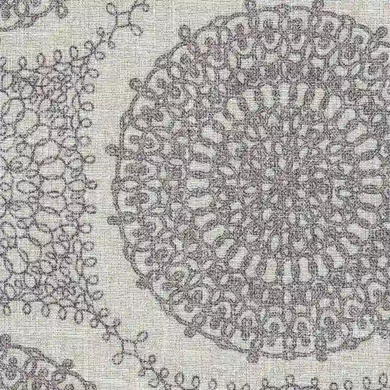 Fauteuil d'appoint médaillon gris Blakeney