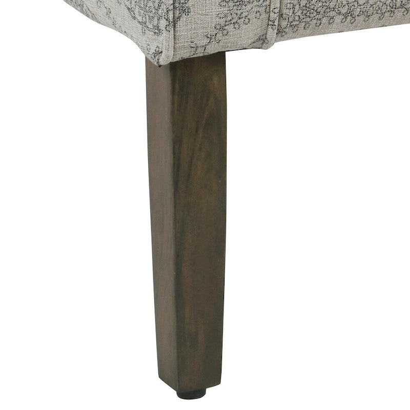 Fauteuil d'appoint médaillon gris Blakeney