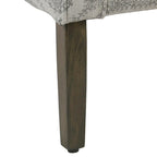 Fauteuil d'appoint médaillon gris Blakeney