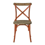 Chaise de salle à manger Somerset X en métal vieilli