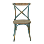 Chaise de salle à manger Somerset X en métal vieilli