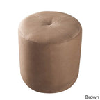 Tabouret ottoman rond rembourré