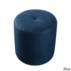 Tabouret ottoman rond rembourré