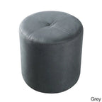 Tabouret ottoman rond rembourré