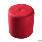 Tabouret ottoman rond rembourré
