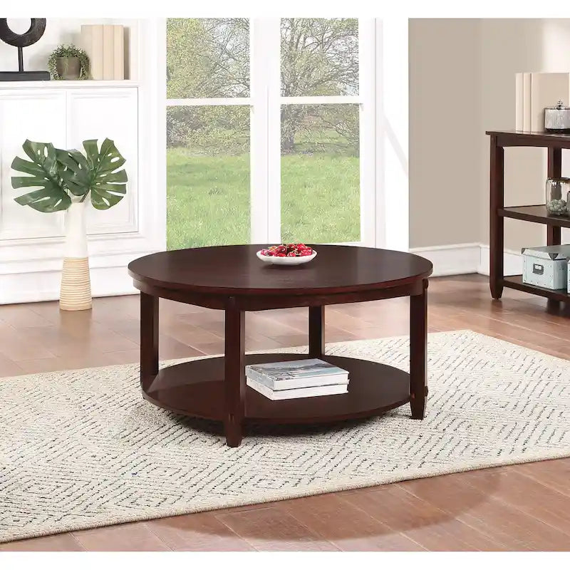 Table basse étagère ouverte